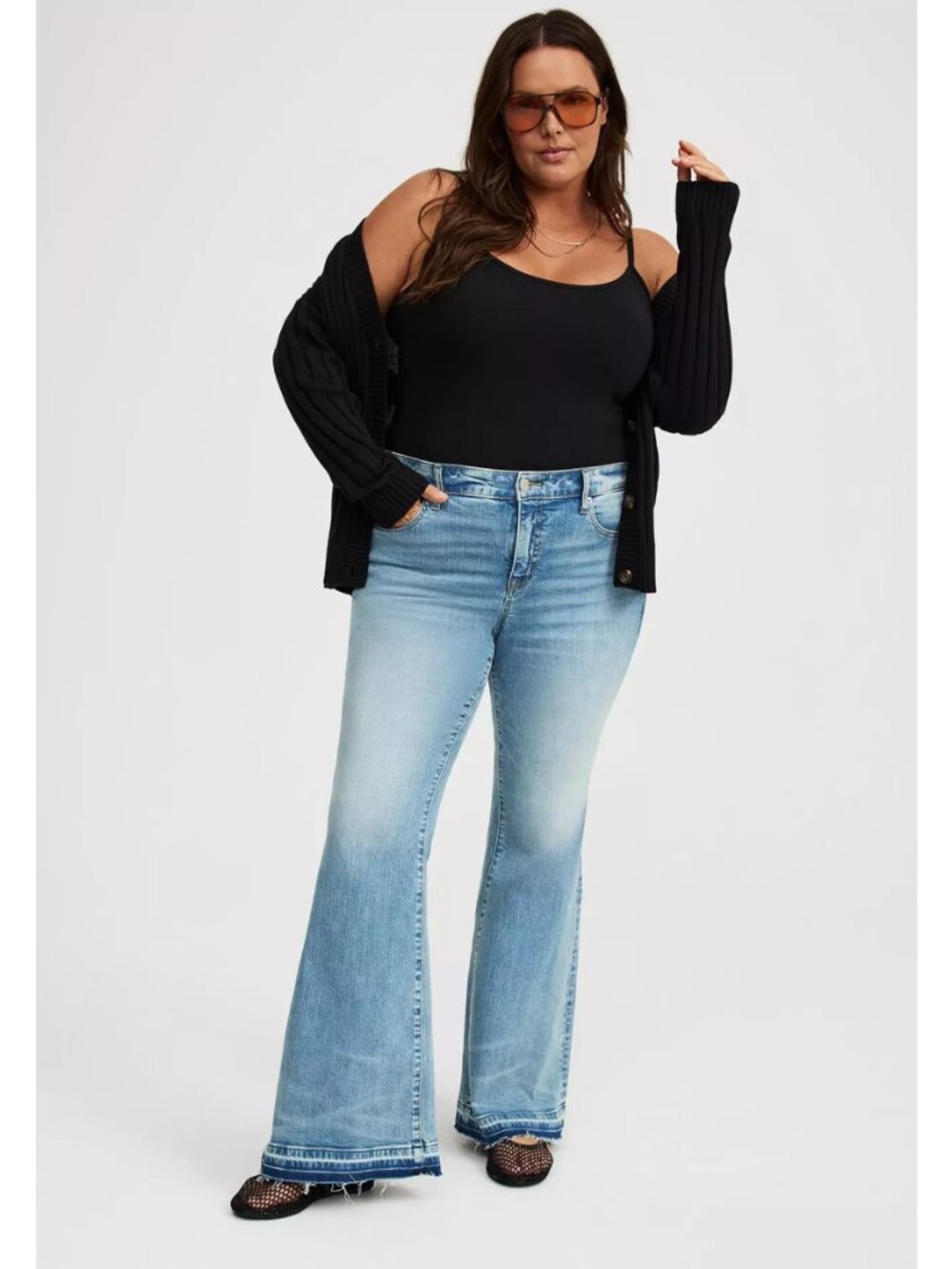 NWT Torrid 18T Perfect Super-Flare Mid-Rise Jean 18 Tall
